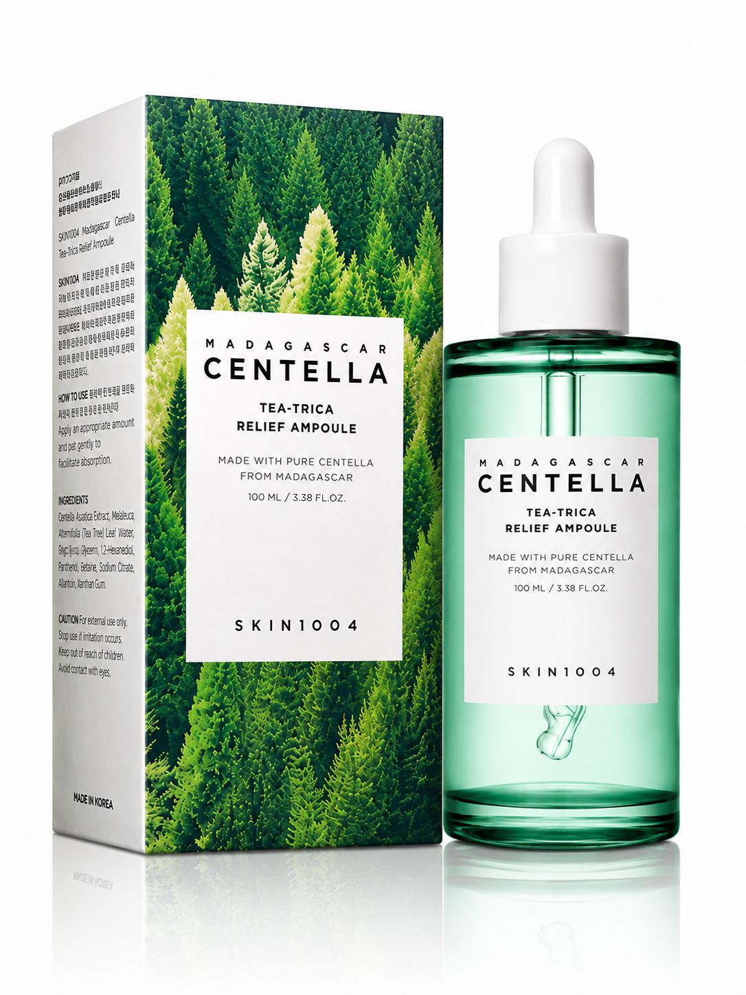 SKIN1004 Centella Tea-Trica Relief Ampoule 100ml — Acne-Calming Treatment Ampoule, view 4